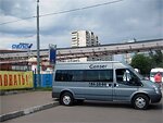 Бесплатный автобус Genser в пункт аренды автомобилей АрендаАвто-мчр на ул.Добролюбова